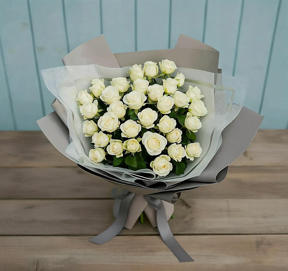 Букет Белоснежная нежность в Горьковском