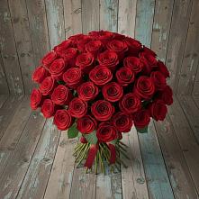 Букет 55 Красных роз Фридом #REPLACE_PRED# Горьковском