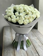 Букет 35 Белых роз в Горьковском