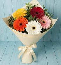 Букет цветов из:  Герберы в Горьковском