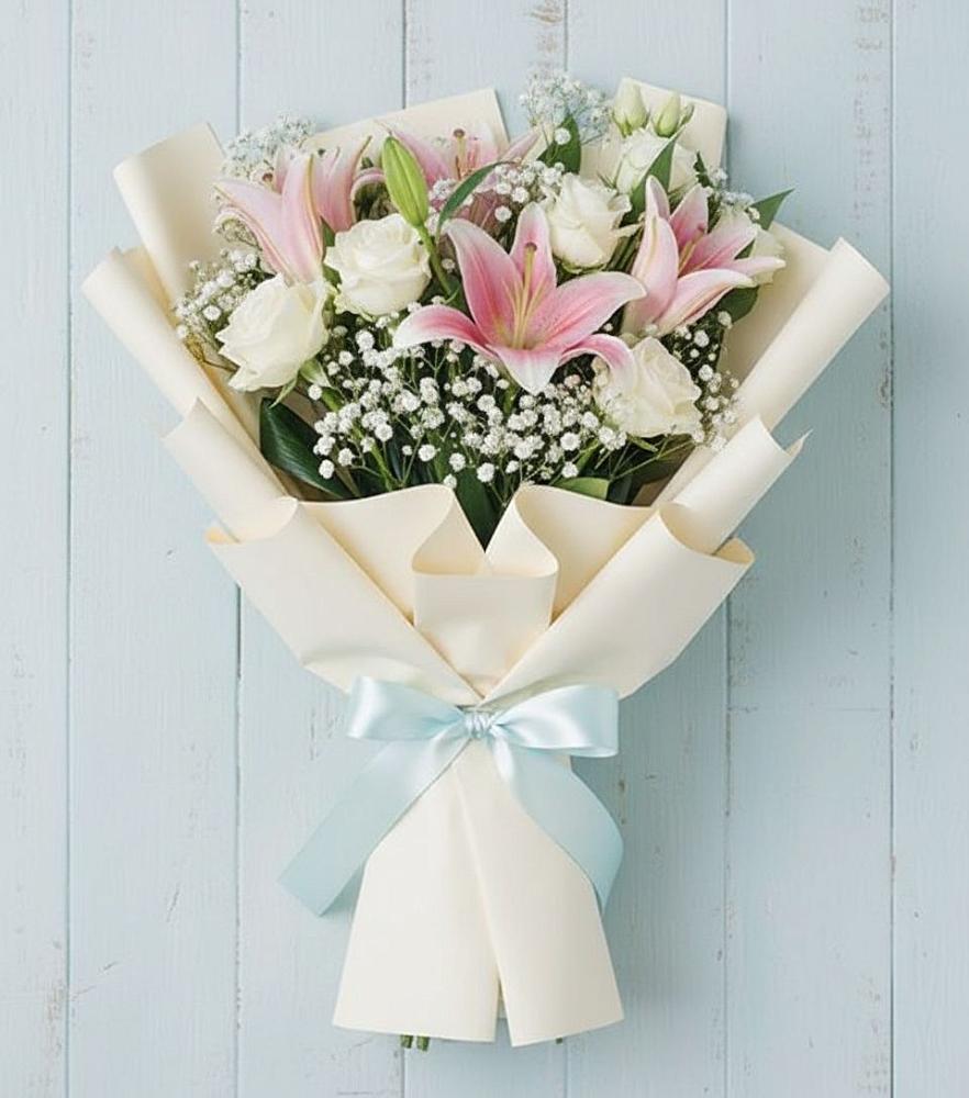 Букет цветов из: Лилии в Горьковском