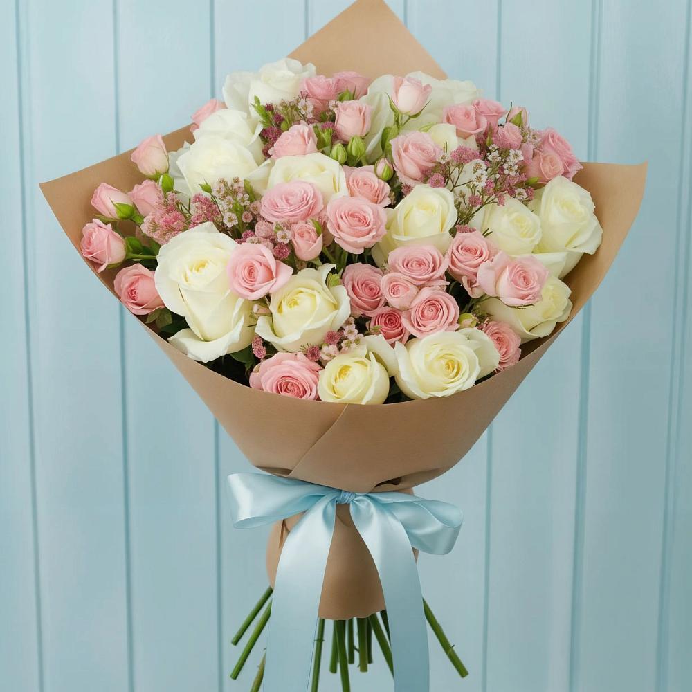 Букет цветов из: Розы в Горьковском