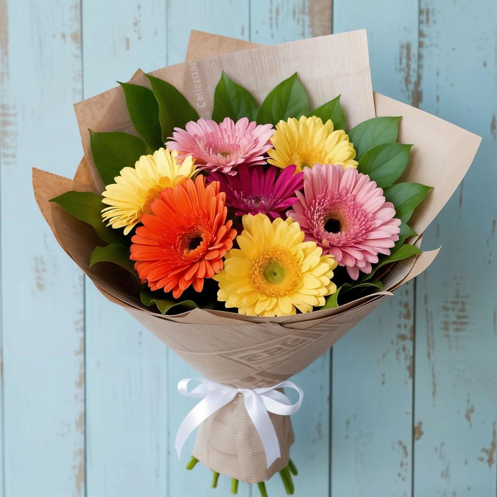 Букет цветов из: Герберы в Горьковском