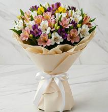 Букет цветов из:  Альстромерии #REPLACE_PRED# Горьковском