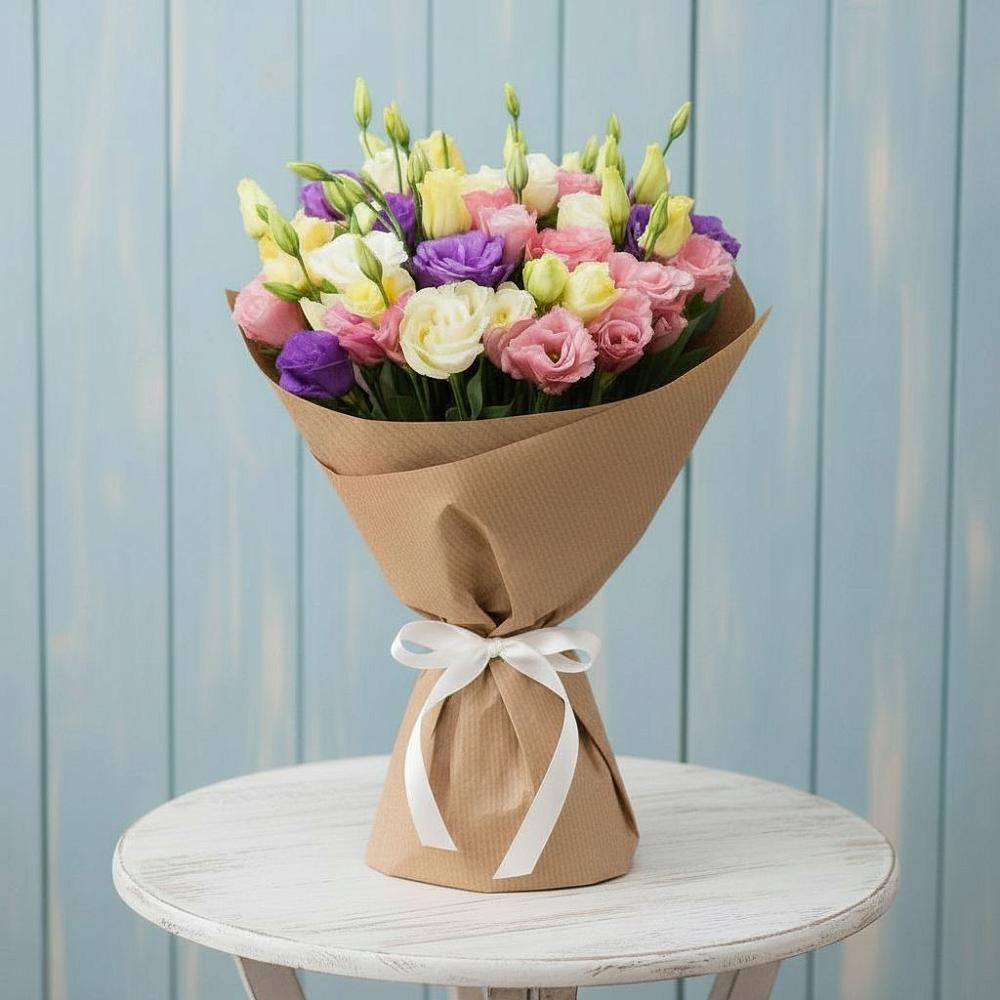 Букет цветов из: Лизиантусы в Горьковском