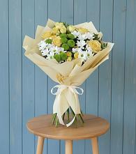 Букет цветов из:  Хризантемы и Розы в Горьковском