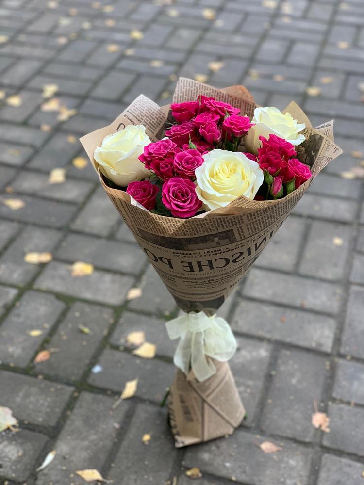Букет цветов из: Розы в Горьковском