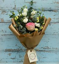Букет цветов из:  Розы и Лизиантусы #REPLACE_PRED# Горьковском